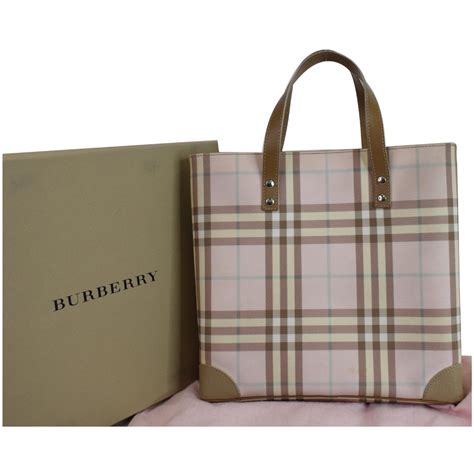 burberry london nova check tote|burberry pink nova check bag.